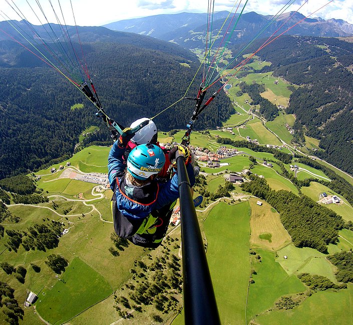 Tandemflug in Südtirol